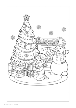 Christmas openning presents